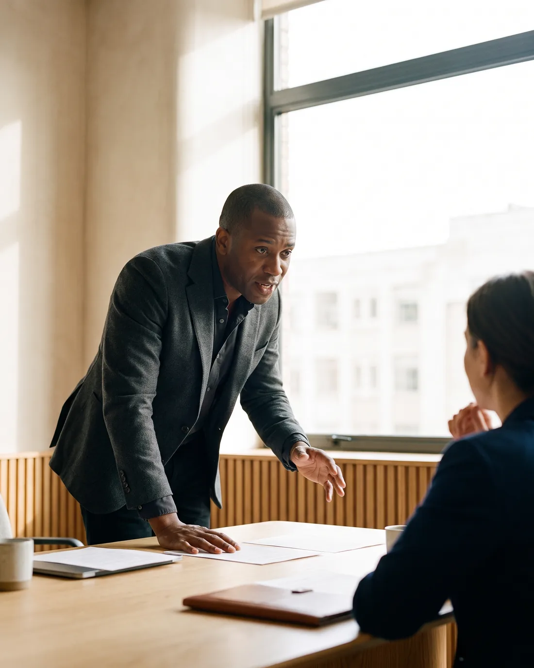 A fractional CFO at work in a Copenhagen business setting